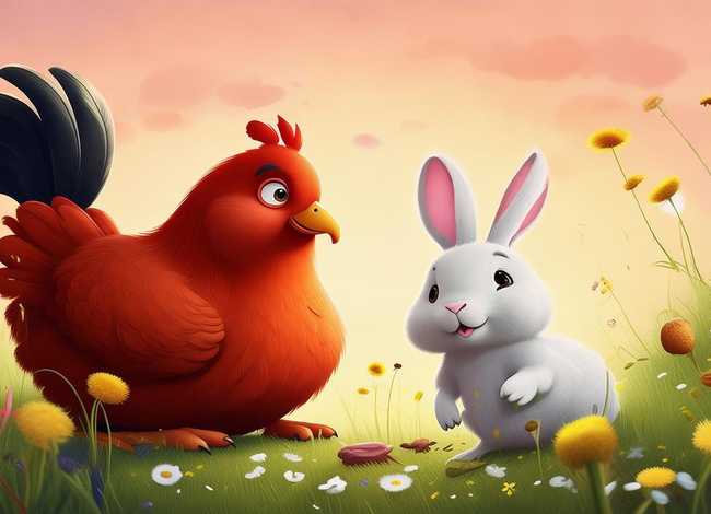 三百字儿童故事,母鸡和兔子三百字童话故事 三百字儿童故事,母鸡和兔子三百字童话故事