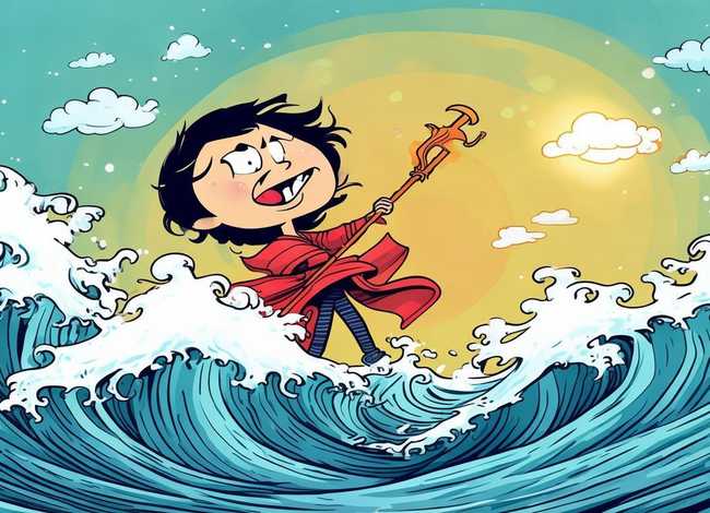 儿童绘本故事ppt阅读哪吒闹海、中国古典神话故事绘本-《哪吒闹海》绘本解读