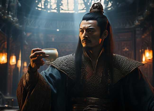 吕不韦的故事是，吕不韦竟因秦始皇的信而饮鸩酒自尽