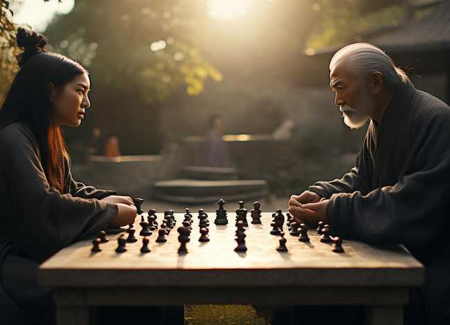 象棋小故事视频（微故事《宁愿坐着死,勿为苟偷生》）