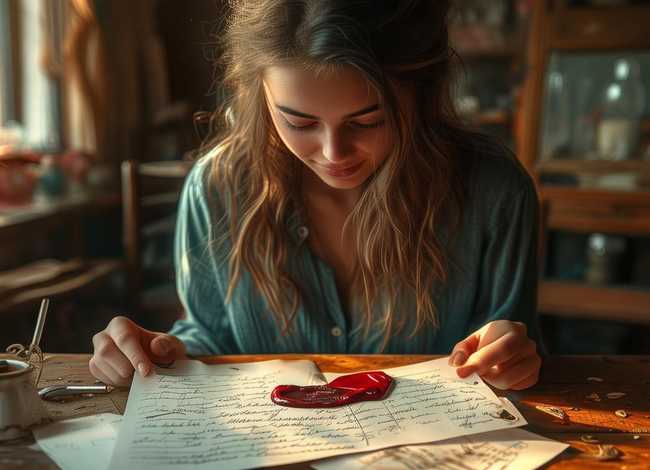 写信和读信的故事，一封告白信