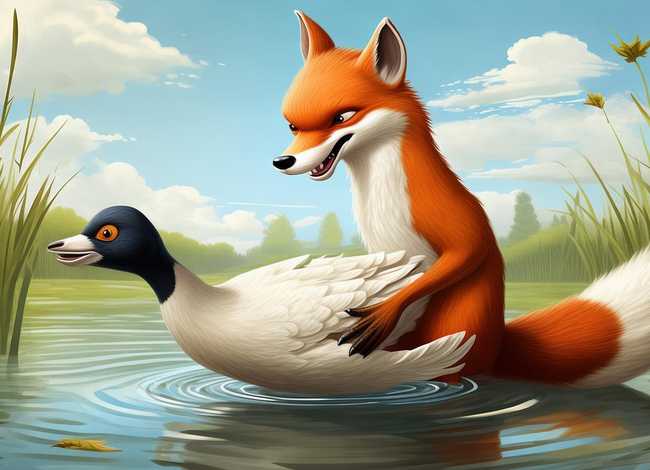 白鹅的故事全文、狐狸救白鹅童话故事