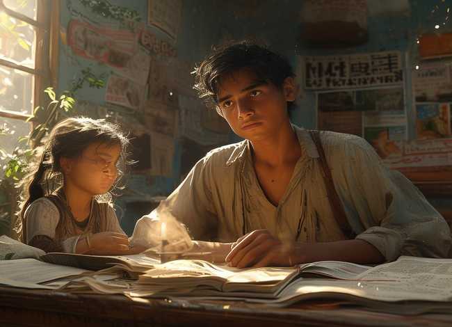 穷人家孩子的故事、励志哲理小故事-穷学生和小女孩