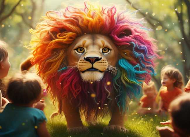 儿童故事头发;狮子烫头发的童话故事 儿童故事头发;狮子烫头发的童话故事
