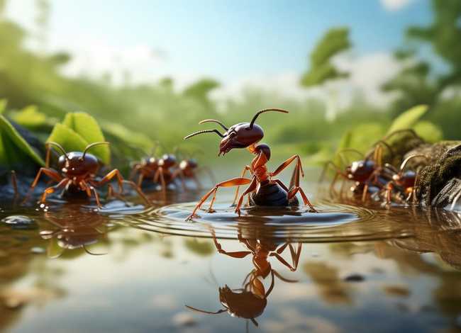 蚂蚁过河故事在线听 小蚂蚁过河的故事作文400字