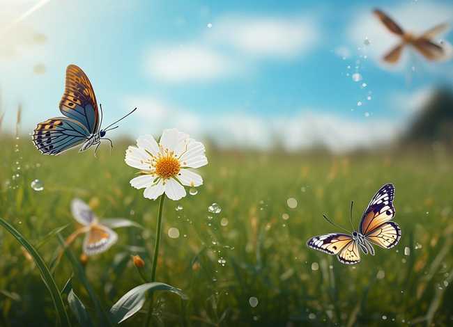 三只蝴蝶小故事 三只蝴蝶故事里大白花因为什么并且什么 三只蝴蝶小故事 三只蝴蝶故事里大白花因为什么并且什么