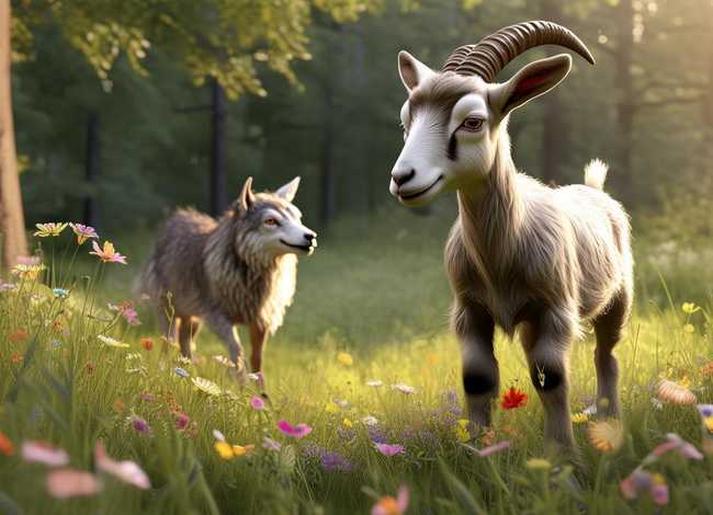 小儿故事狼来了 狼和小山羊故事 小儿故事狼来了 狼和小山羊故事