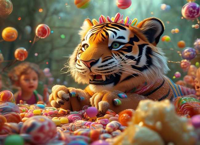 爱吃糖的老虎儿童故事，爱吃糖的老虎350字_以爱为话题的作文