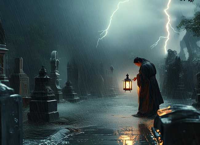 打雷小故事 - 传说清明打雷闪电下雨是谁扫墓