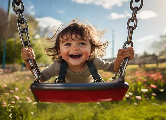 儿童 荡秋千 儿童形容荡秋千的句子