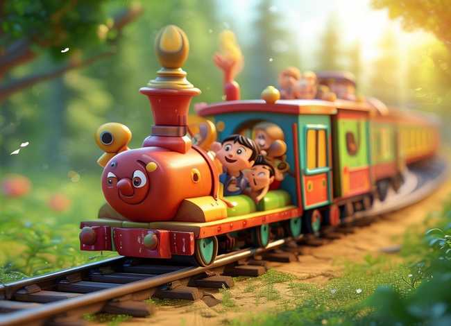 火车小孩故事，幼儿故事小火车
