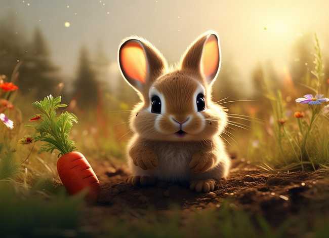 小兔儿的故事 - 宝宝的睡前故事-小兔拔萝卜 小兔儿的故事 - 宝宝的睡前故事-小兔拔萝卜