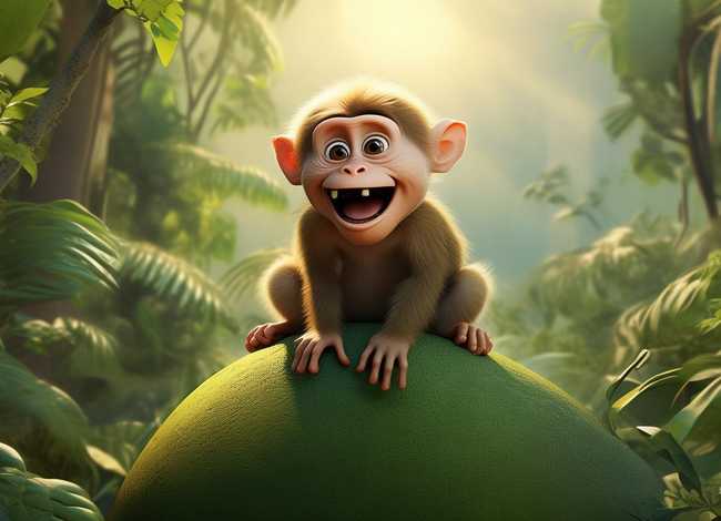 幼儿故事猴子吃西瓜完整版，猴吃西瓜大班幼儿故事