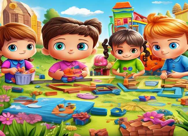 儿童劳动卡通图片 插画劳动-四年级五一手抄报怎么画