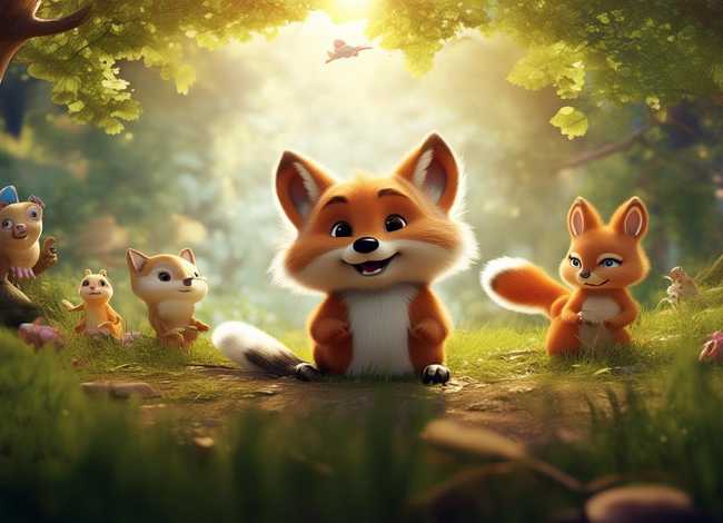 狐狸的故事幼儿 - 小狐狸找朋友幼儿故事