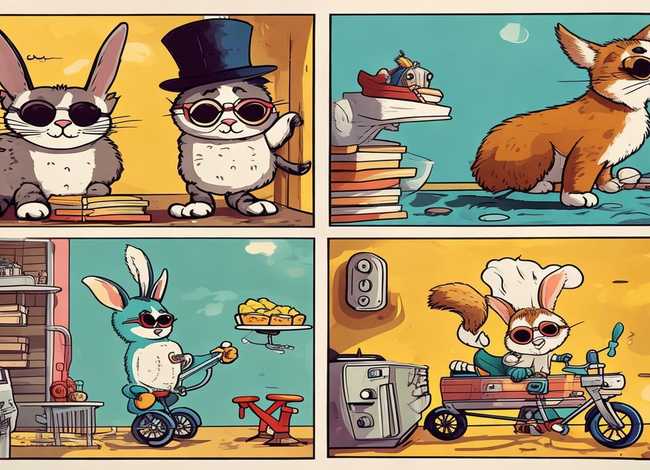 儿童连环画图片4张简单搞笑;有简单又搞笑的连环画吗 儿童连环画图片4张简单搞笑;有简单又搞笑的连环画吗