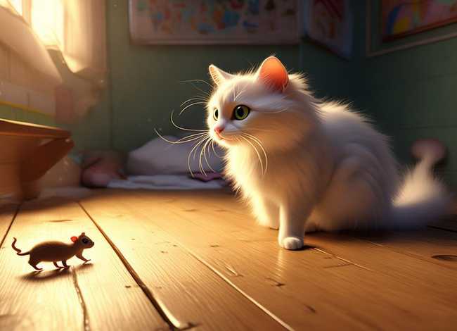 儿童故事猫抓老鼠的故事 - 儿童睡前老鼠和小猫的故事