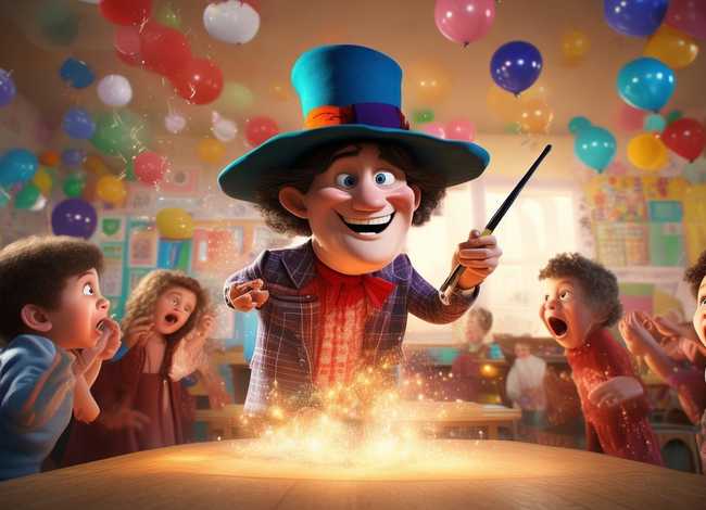 魔术师的故事幼儿园 中班语言教案-魔术师