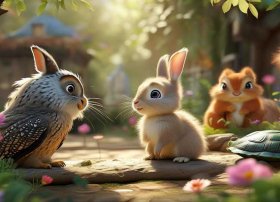 对话式幼儿小故事（动物对话故事）