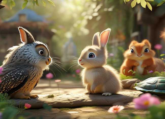 对话式幼儿小故事（动物对话故事）