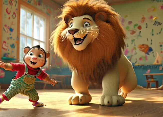 幼儿园音乐故事 幼儿园中班上学期音乐教案《小老鼠和大狮子》含反思