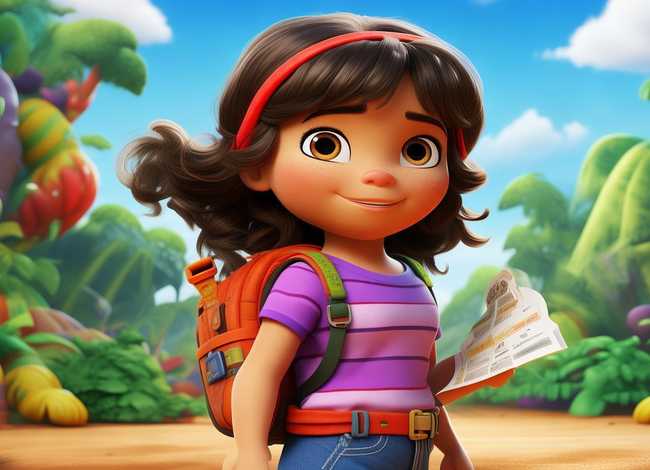 儿童动画片爱探险的朵拉，爱探险的朵拉动画片英文版