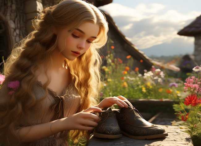 老鞋匠原文 莴苣公主的故事