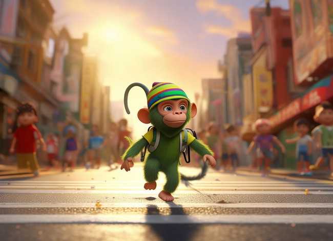 小朋友过马路故事;小猴过马路的睡前故事 小朋友过马路故事;小猴过马路的睡前故事