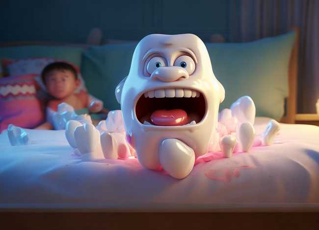 牙齿的故事儿童故事；【宝贝睡前故事】一颗超级顽固的牙