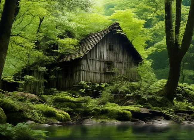 森林木屋儿童故事；找一篇关于树木 或者树林中小房子的童话故事