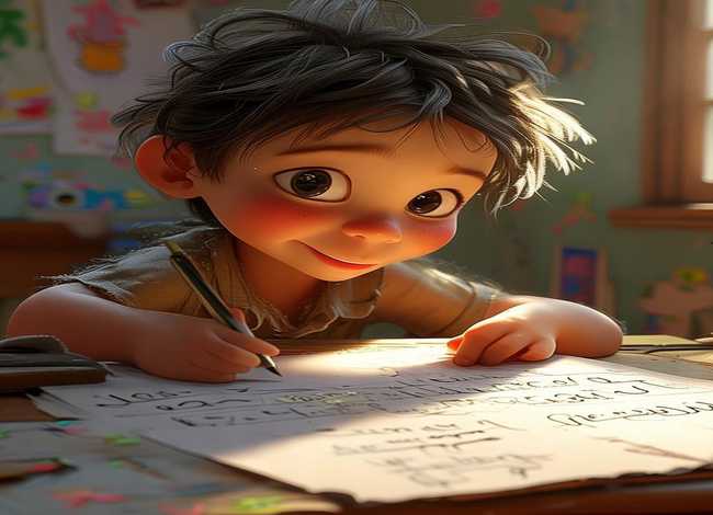 话题故事创编小朋友写信；故事话题作文