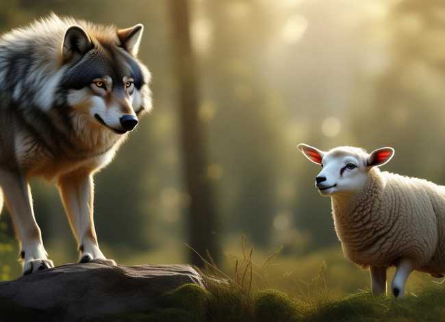 狼和羊的故事大全；一个关于狼和羊的小故事