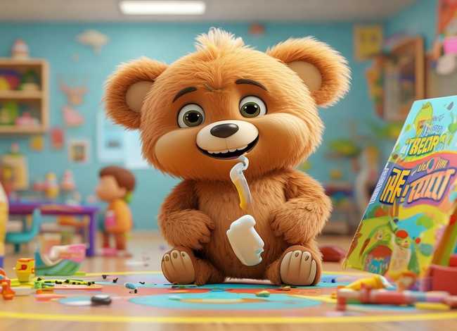 不爱刷牙的小熊的故事 幼儿园小班绘本阅读《不刷牙的小熊》教案