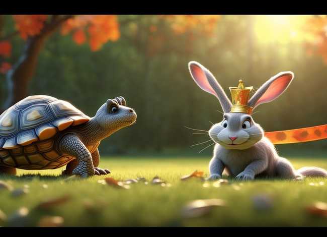 故事吧完整版 “龟兔赛跑”故事新编