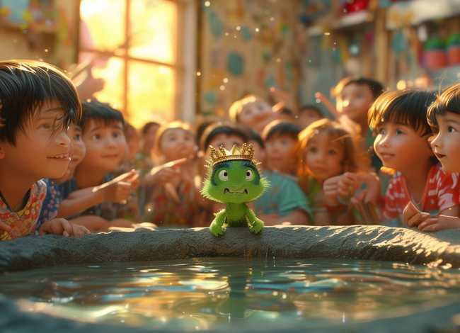 井底之蛙的幼儿故事 - 幼儿园的成语故事