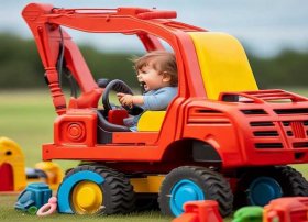 挖土机儿童挖掘机（1到3岁儿童看的挖掘机）