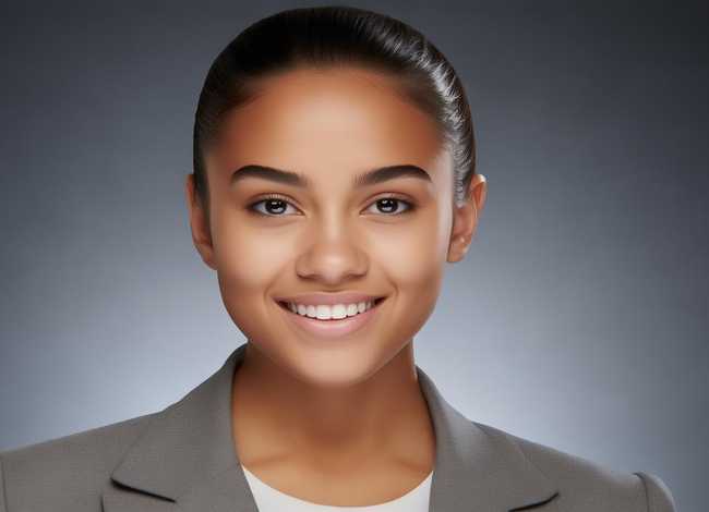 儿童蝴蝶结证件照；拍高中证件照要求