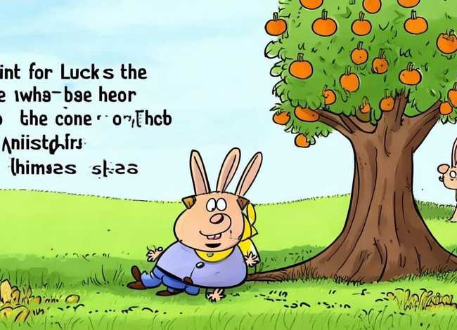 儿童寓言故事简笔画大全 - 成语故事守株待兔简笔画