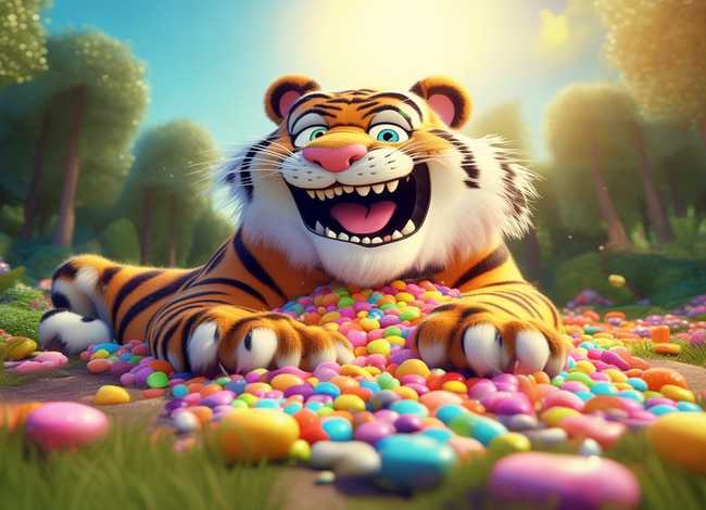 儿童老虎吃糖的故事 故事 爱吃糖的老虎 儿童老虎吃糖的故事 故事 爱吃糖的老虎