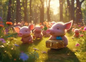 小故事大道理儿童版 儿童寓言小故事大道理-寻宝的猪