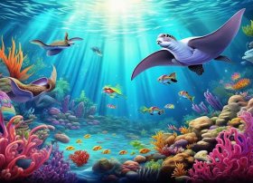 海洋动物海底世界故事（海洋动物惹人爱主要内容）