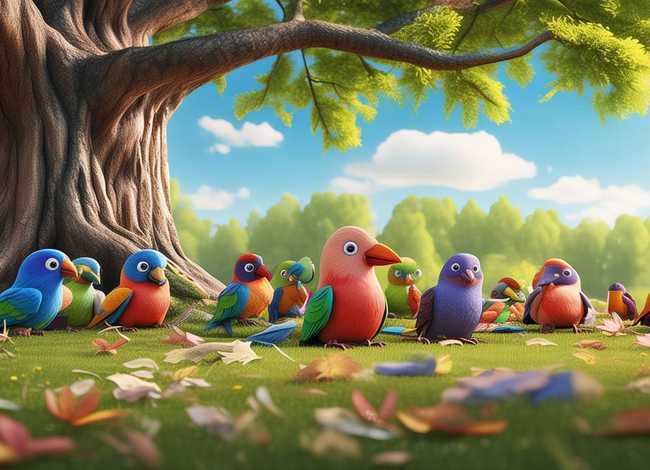 鸟树绘本（大树爷爷的空中学校中的道理）