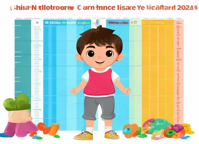 中国儿童营养摄入标准2024版 五岁身高体重标准表