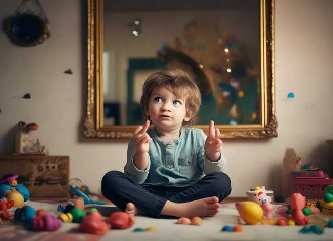 小孩自己编故事自己玩正常吗、小孩子经常对着镜子自言自语正常吗