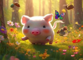 儿童故事大全小猪的故事 - 一只小猪的故事