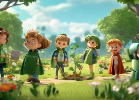 幼儿文学叙事性故事，幼儿环保小卫士的故事