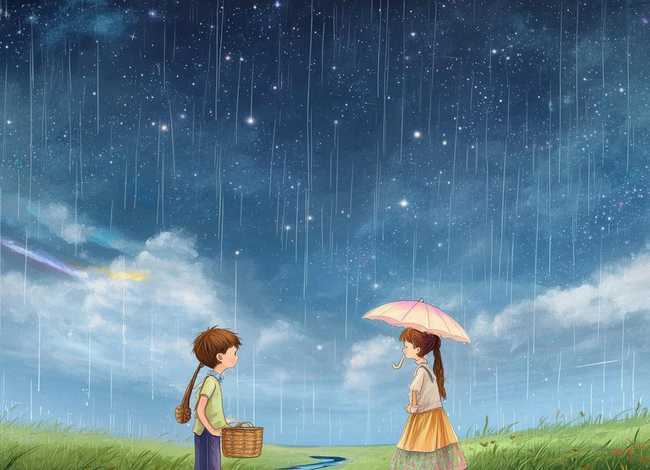牛郎织女故事儿童 - 牛郎织女下雨的故事说说