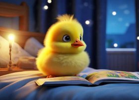 小鸡故事儿童睡前故事、小鸡问路的睡前故事