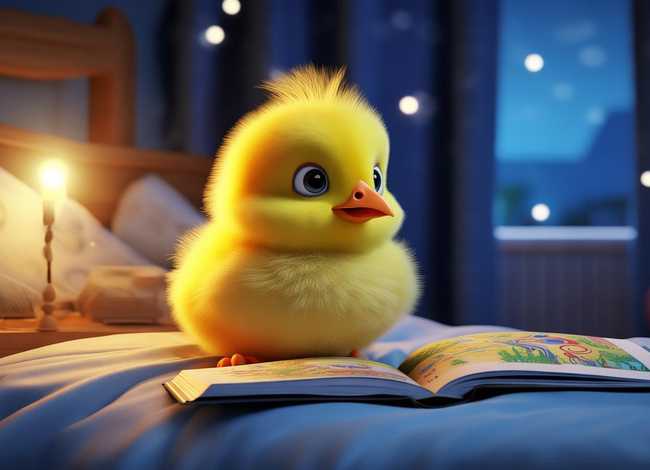 小鸡故事儿童睡前故事、小鸡问路的睡前故事