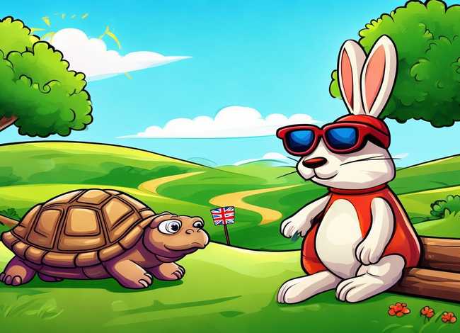 儿童英语动画故事乌龟 中英双语儿童故事-The Tortoise and the Hare 龟兔赛跑